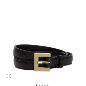 ANINE BING Women's Nicola Leather Belt NWT sz M